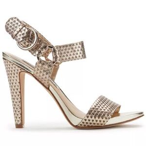 KARL LAGERFELD Cieone Textured Block Heels Size 7M